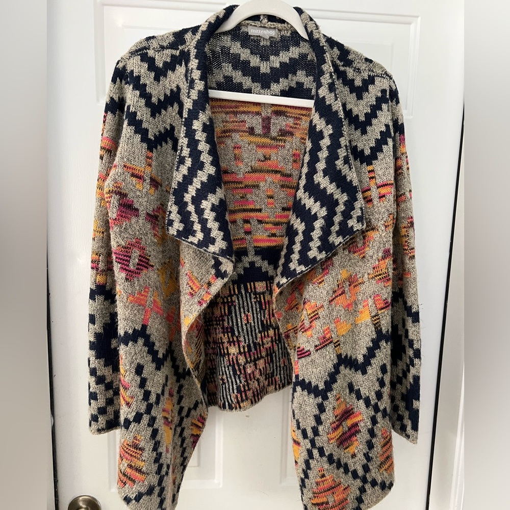 Mittoshop/ sweater. M/L. Beautiful colors and design. Acrylic/ poly.